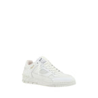 Axel Arigato White Calf Leather Bos Taurus Athletic Sneakers