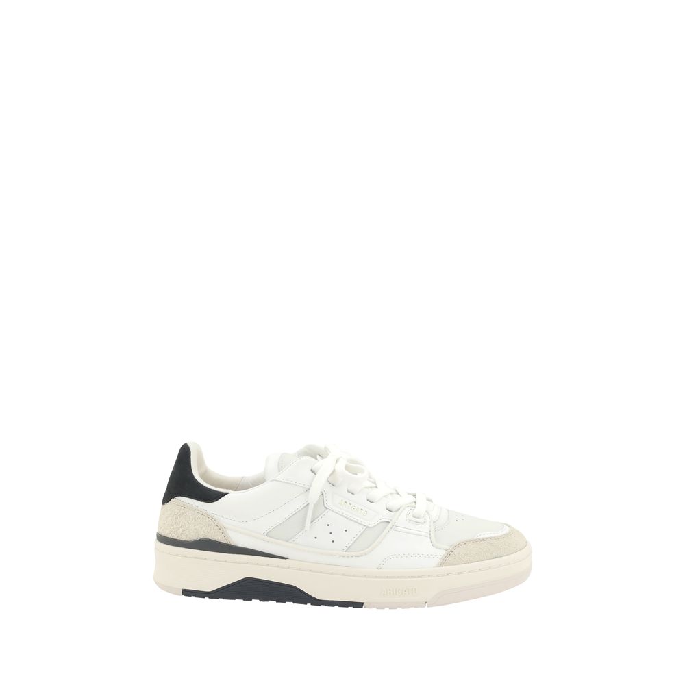 Axel Arigato White Calf Leather Bos Taurus Athletic Sneakers