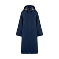 Herno Blue Polyester Coat Herno