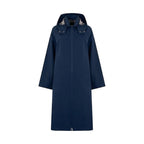 Herno Blue Polyester Coat Herno