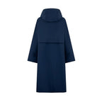 Herno Blue Polyester Coat Herno