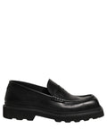 Dolce & Gabbana Black Calfskin Leather Men Dress Loafer Shoes Dolce & Gabbana