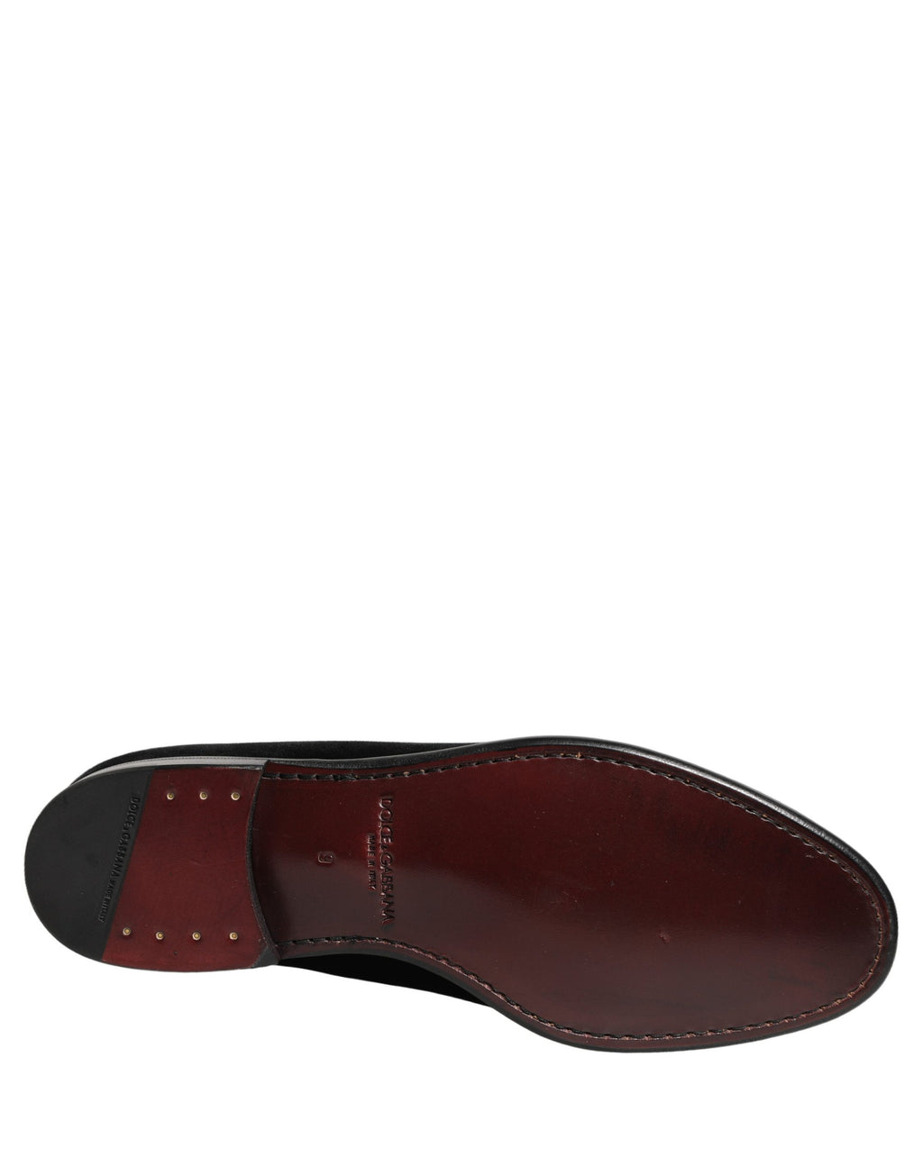 Dolce & Gabbana Black Velvet Loafers Formal Men Dress Shoes Dolce & Gabbana