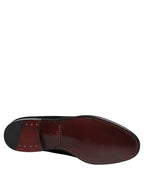 Dolce & Gabbana Black Velvet Loafers Formal Men Dress Shoes Dolce & Gabbana