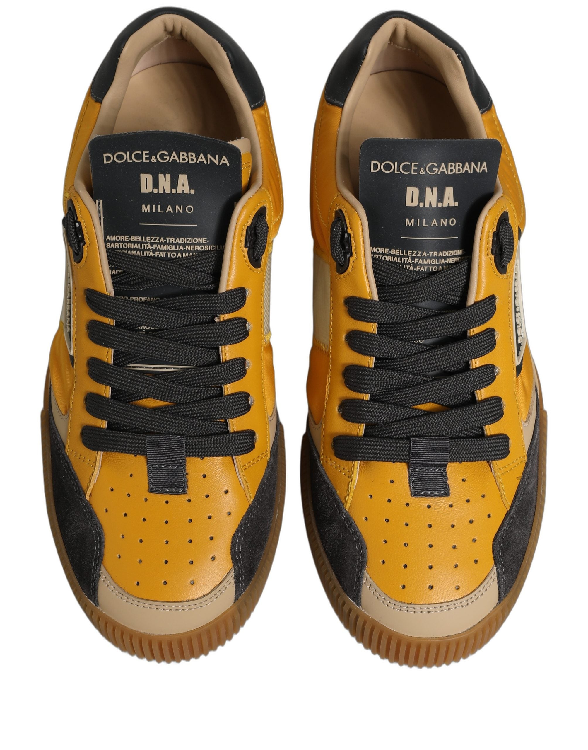 Dolce & Gabbana Multicolor MIAMI Low Top Men Sneakers Shoes Dolce & Gabbana