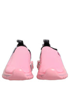 Dolce & Gabbana Pink Slip On Low Top Sorrento Sneakers Shoes Dolce & Gabbana