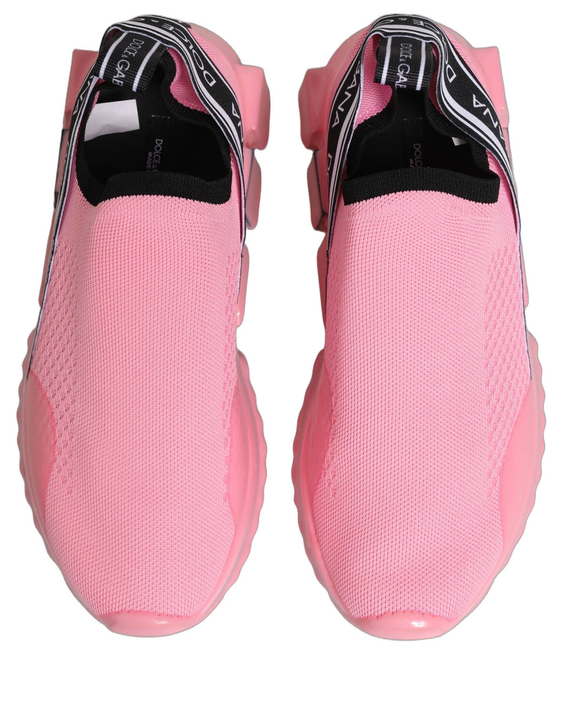 Dolce & Gabbana Pink Slip On Low Top Sorrento Sneakers Shoes Dolce & Gabbana