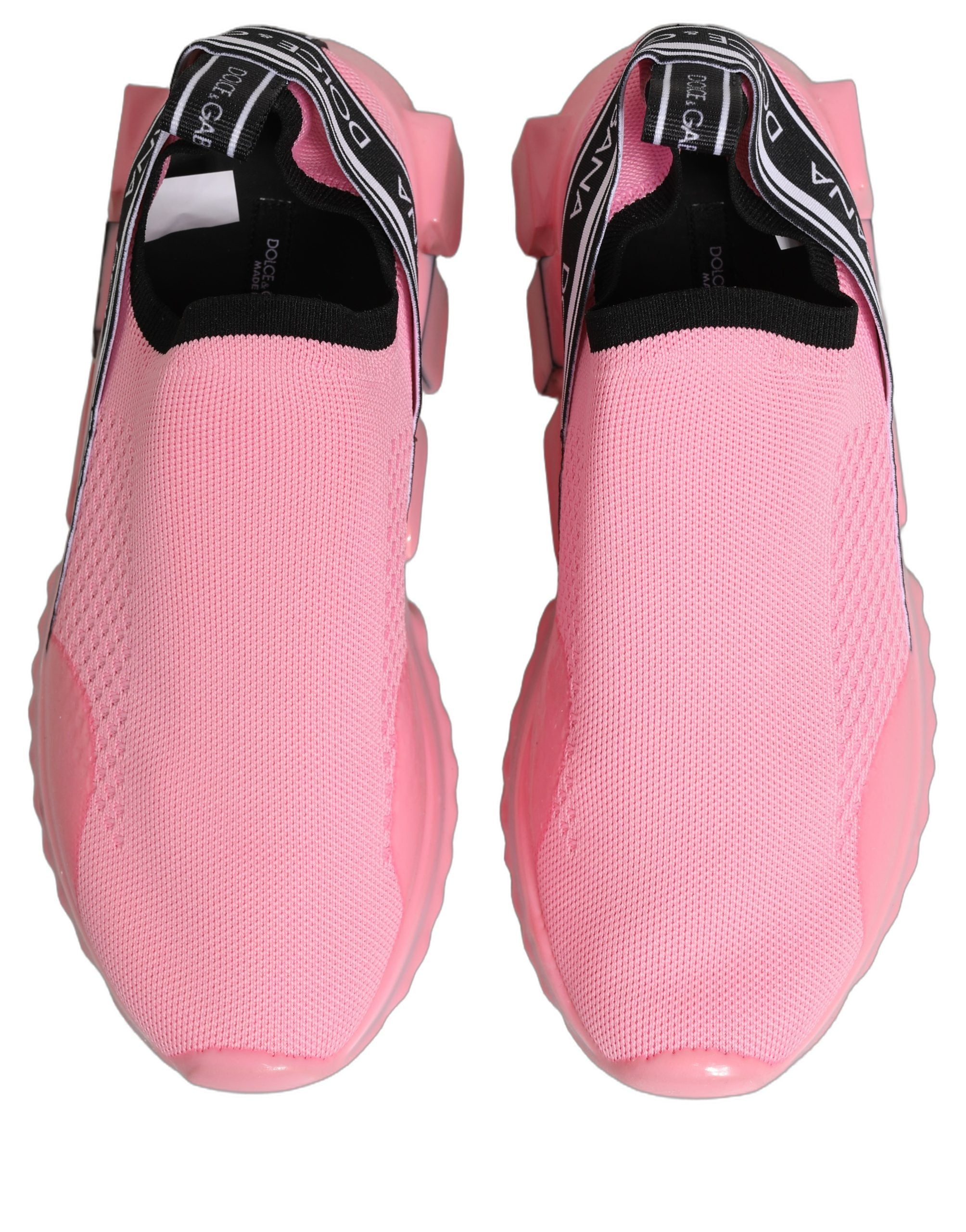 Dolce & Gabbana Pink Slip On Low Top Sorrento Sneakers Shoes Dolce & Gabbana
