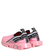 Dolce & Gabbana Pink Slip On Low Top Sorrento Sneakers Shoes Dolce & Gabbana