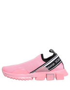 Dolce & Gabbana Pink Slip On Low Top Sorrento Sneakers Shoes Dolce & Gabbana