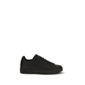 Dolce & Gabbana Black Calf Leather Bos Taurus Low Top Sneakers Dolce & Gabbana
