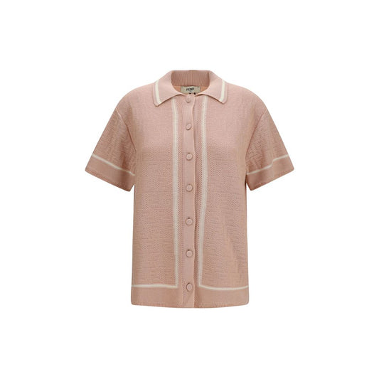 Fendi Multicolor Cotton Shortsleeve Shirt Fendi