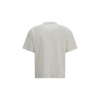 White cotton T-shirt by Represent, featuring a classic fit with short sleeves and a crew neckline.
