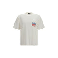 White cotton T-shirt by Represent, featuring a classic fit and minimal design, perfect for casual wear.