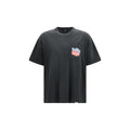 Represent Gray Cotton T-Shirt with crew neck and short sleeves, featuring a simple, stylish design.