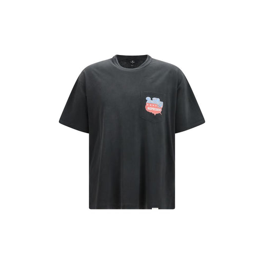 Represent Gray Cotton T-Shirt Represent