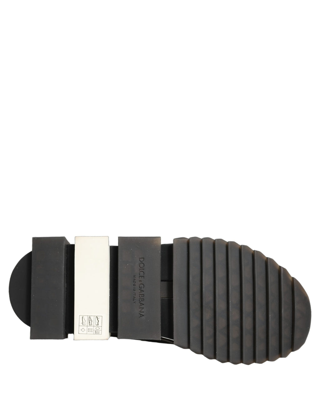 Dolce & Gabbana Black White Sorrento Slip-On Logo Sneakers Shoes Dolce & Gabbana