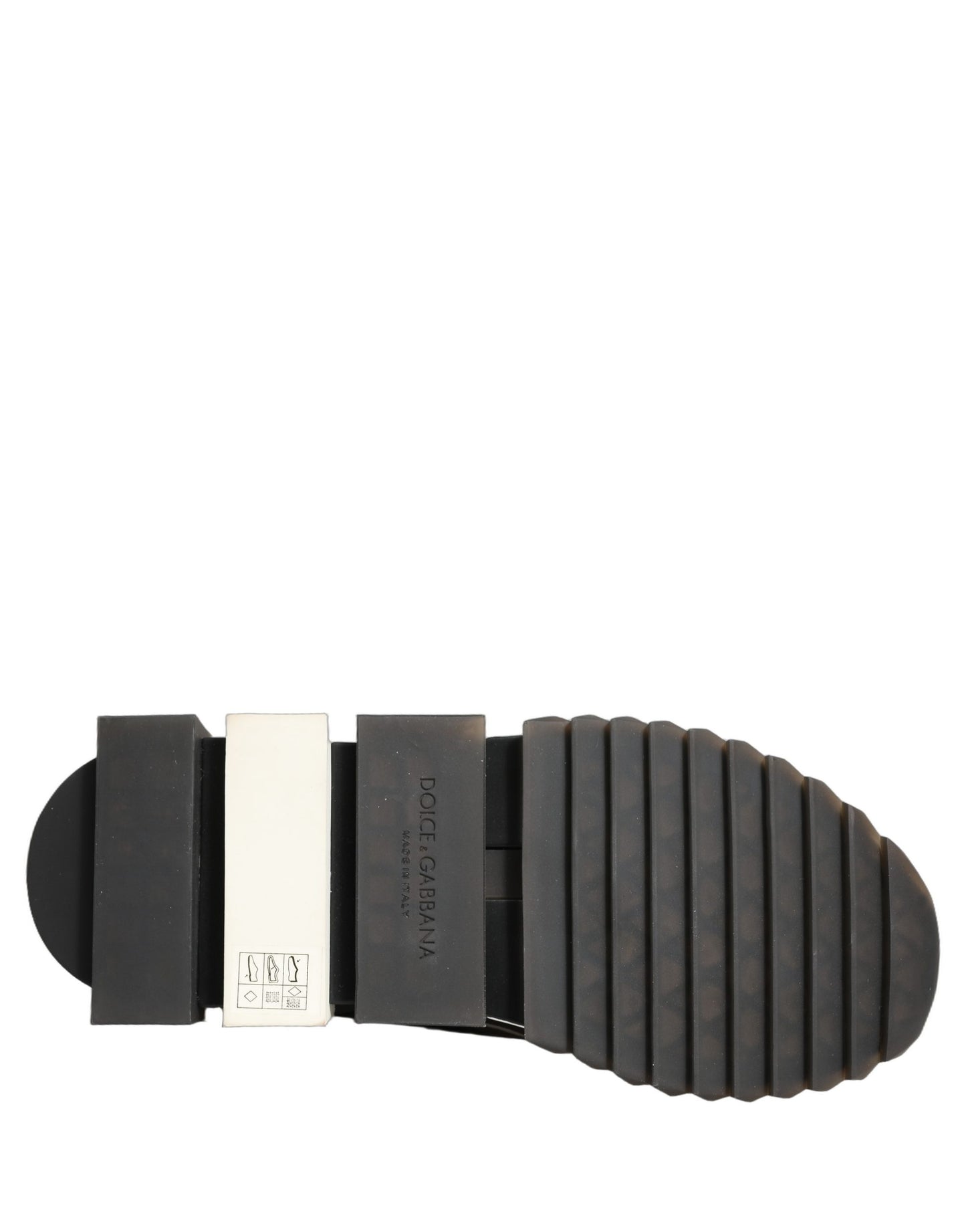 Dolce & Gabbana Black White Sorrento Slip-On Logo Sneakers Shoes Dolce & Gabbana