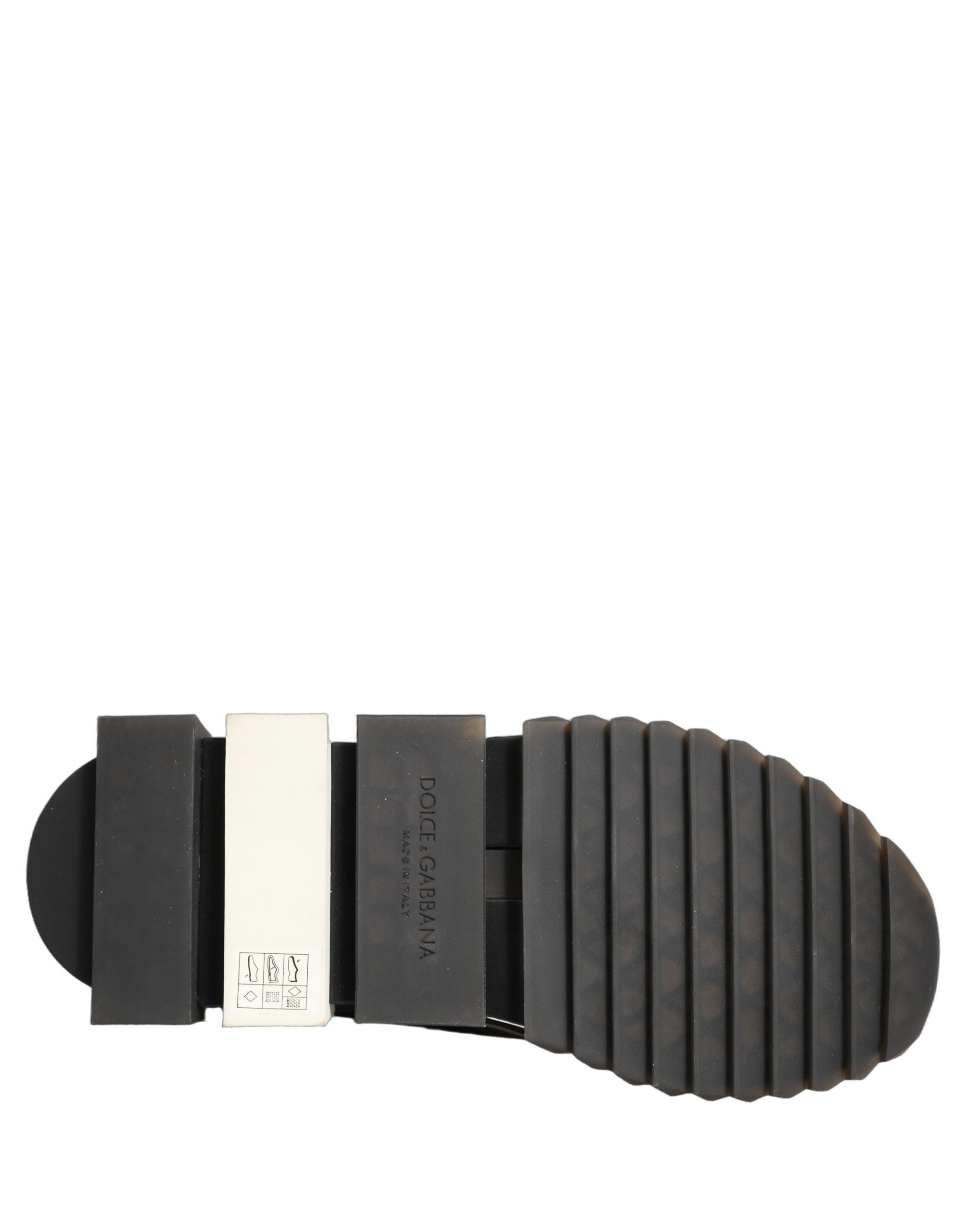 Dolce & Gabbana Black White Sorrento Slip-On Logo Sneakers Shoes Dolce & Gabbana