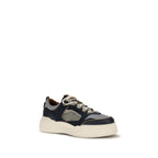 Fendi Multicolor Calf Leather Bos Taurus Athletic Sneakers Fendi
