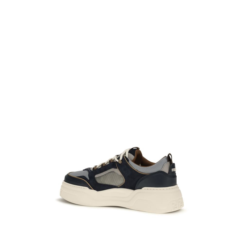 Fendi Multicolor Calf Leather Bos Taurus Athletic Sneakers Fendi