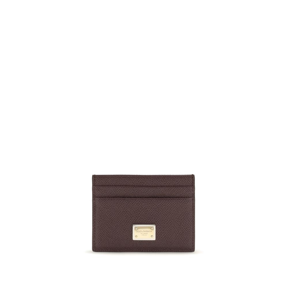Dolce & Gabbana Brown Calf Leather Bos Taurus Wallet Dolce & Gabbana