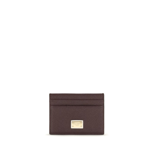 Dolce & Gabbana Brown Calf Leather Bos Taurus Wallet Dolce & Gabbana