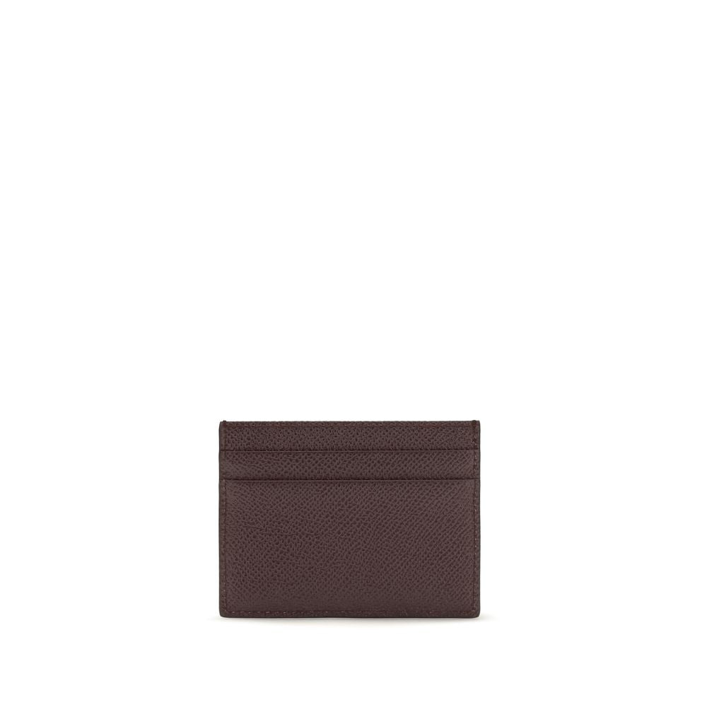 Dolce & Gabbana Brown Calf Leather Bos Taurus Wallet Dolce & Gabbana