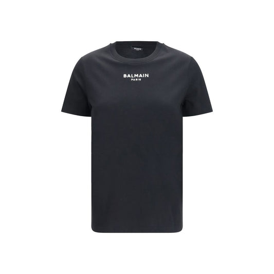 Balmain Black Cotton T-Shirt Balmain