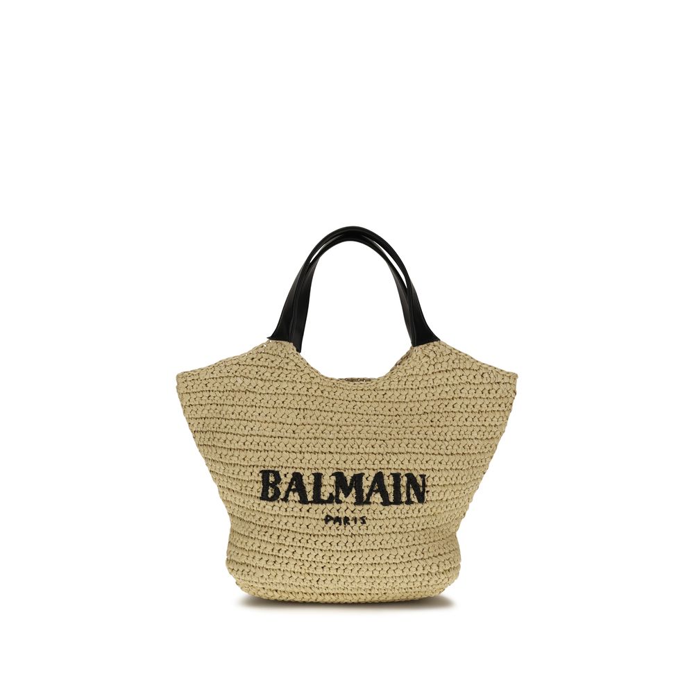 Balmain Beige Viscose Shoulder Bag Balmain