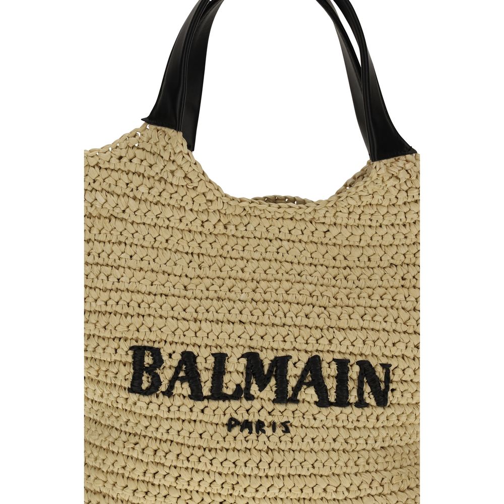 Balmain Beige Viscose Shoulder Bag Balmain