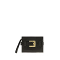 Balmain Black Lamb Ovis Aries Aries Clutch Bag