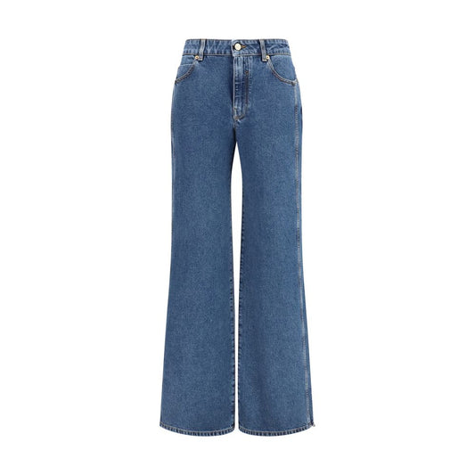 Balmain Blue Cotton Jeans Denim Balmain