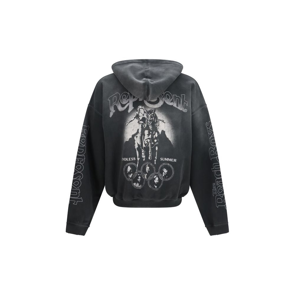 Represent Gray Cotton Sweatshirt Represent