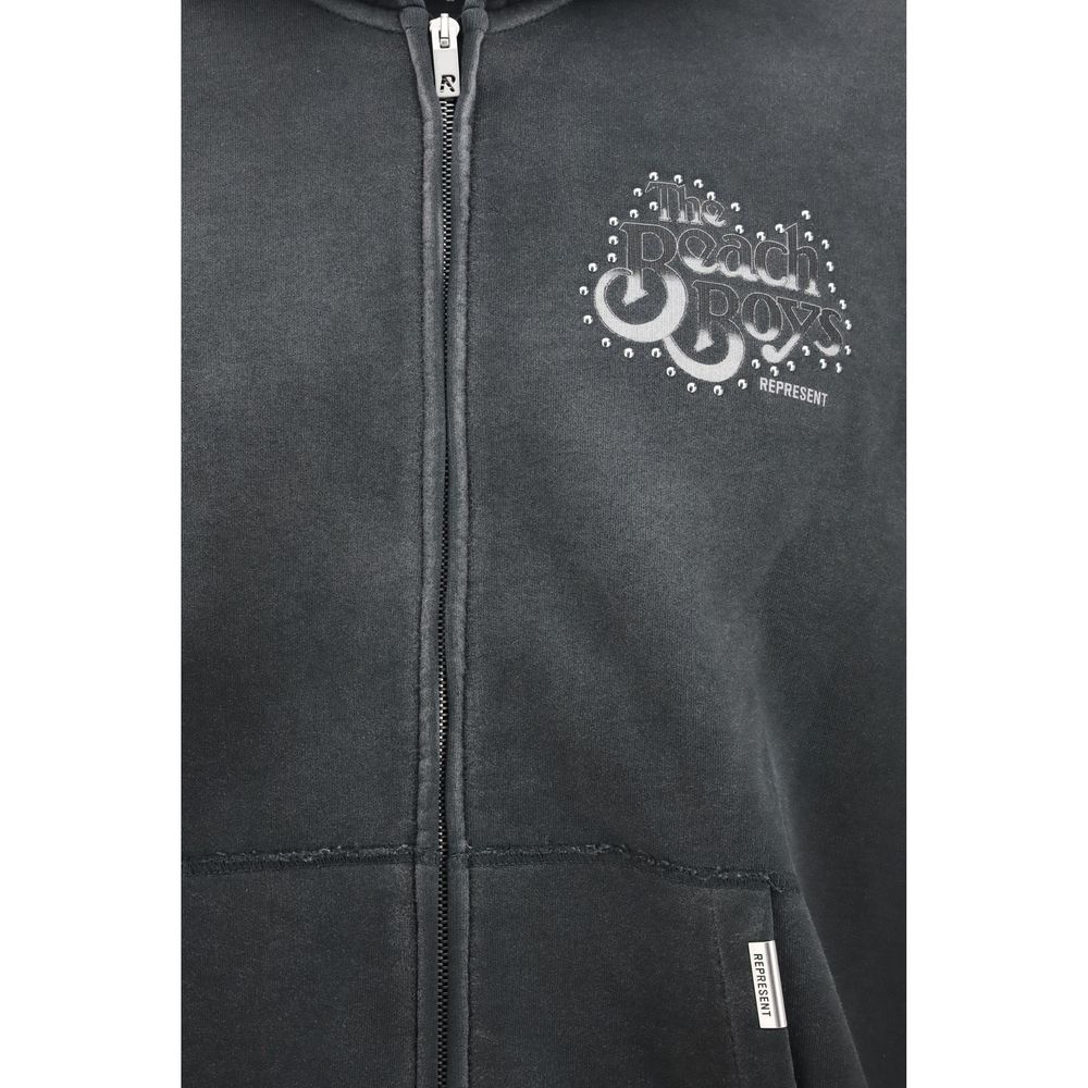Represent Gray Cotton Sweatshirt Represent