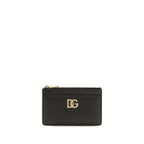Dolce & Gabbana Black Calf Leather Bos Taurus Wallet