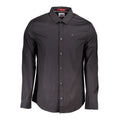 Tommy Hilfiger Black Cotton Men's Shirt