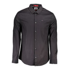 Tommy Hilfiger Black Cotton Men's Shirt