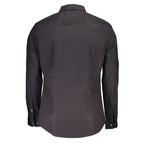 Tommy Hilfiger Black Cotton Men's Shirt