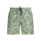 Norway 1963 Verde polyester men's boxer briefs with a comfortable waistband and smooth fabric, designed for everyday wear.