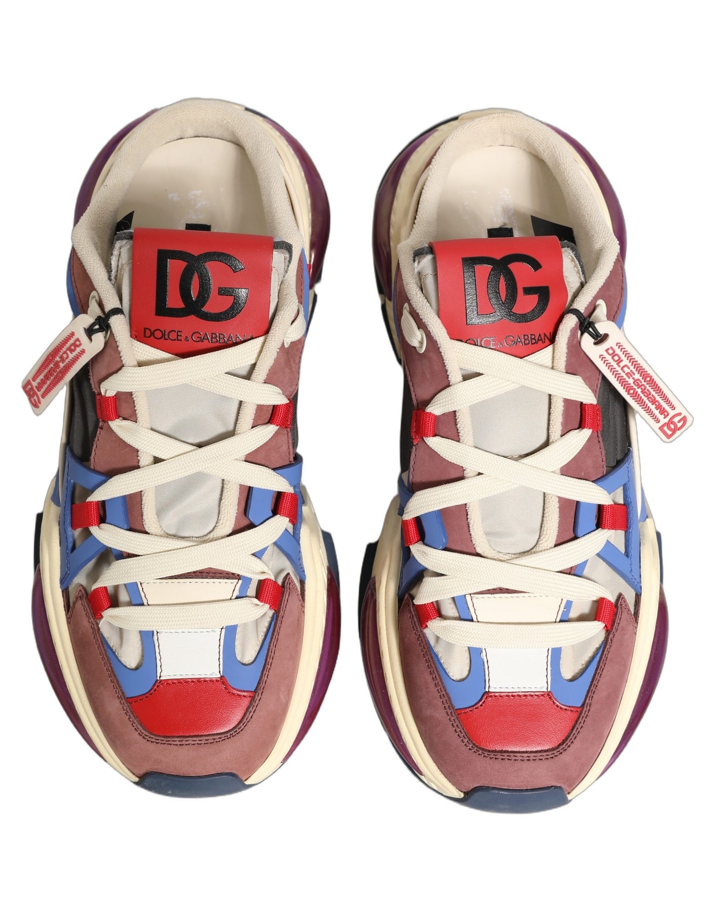 Dolce & Gabbana Multicolor Low Top Airmaster Sneakers Shoes Dolce & Gabbana