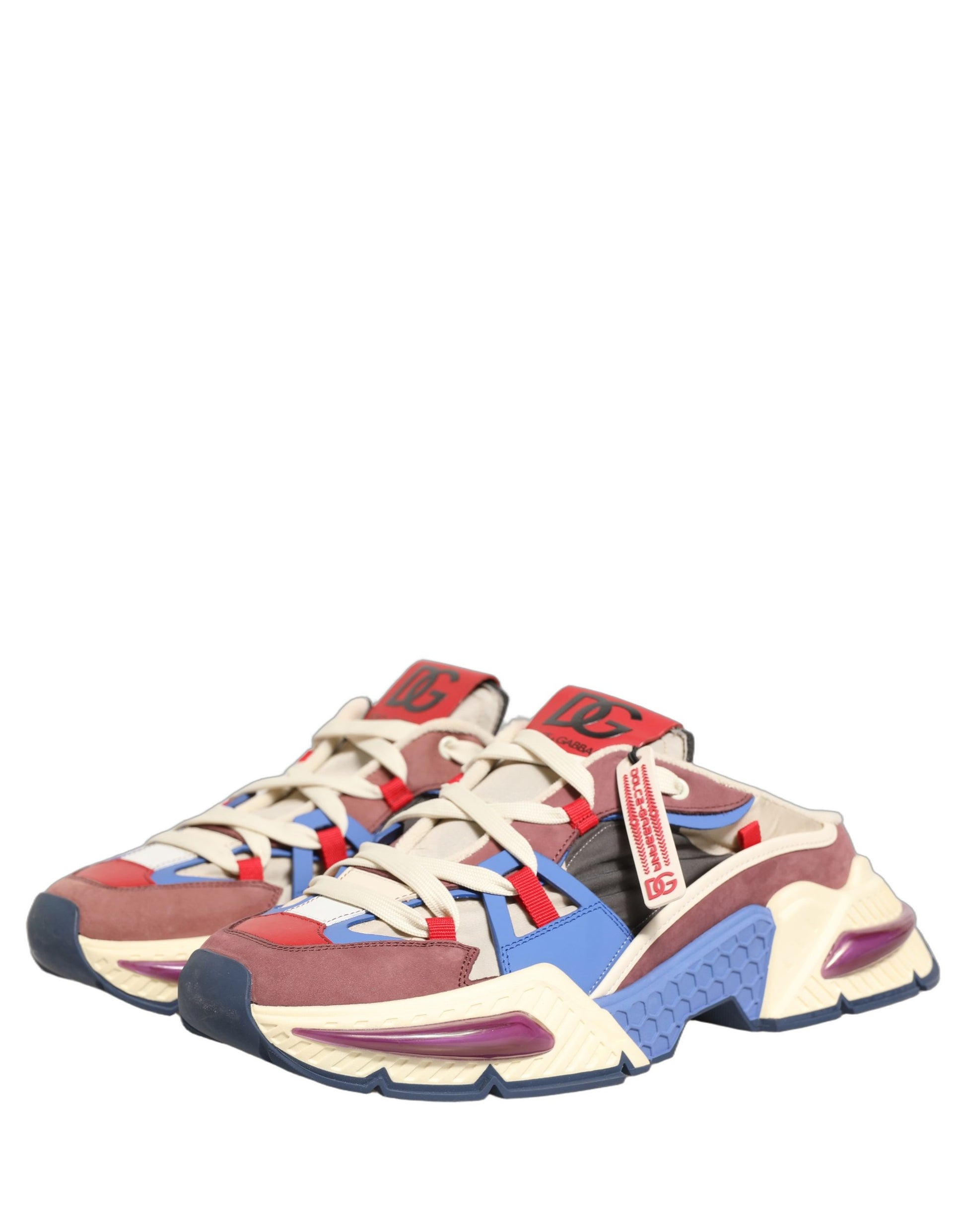 Dolce & Gabbana Multicolor Low Top Airmaster Sneakers Shoes Dolce & Gabbana