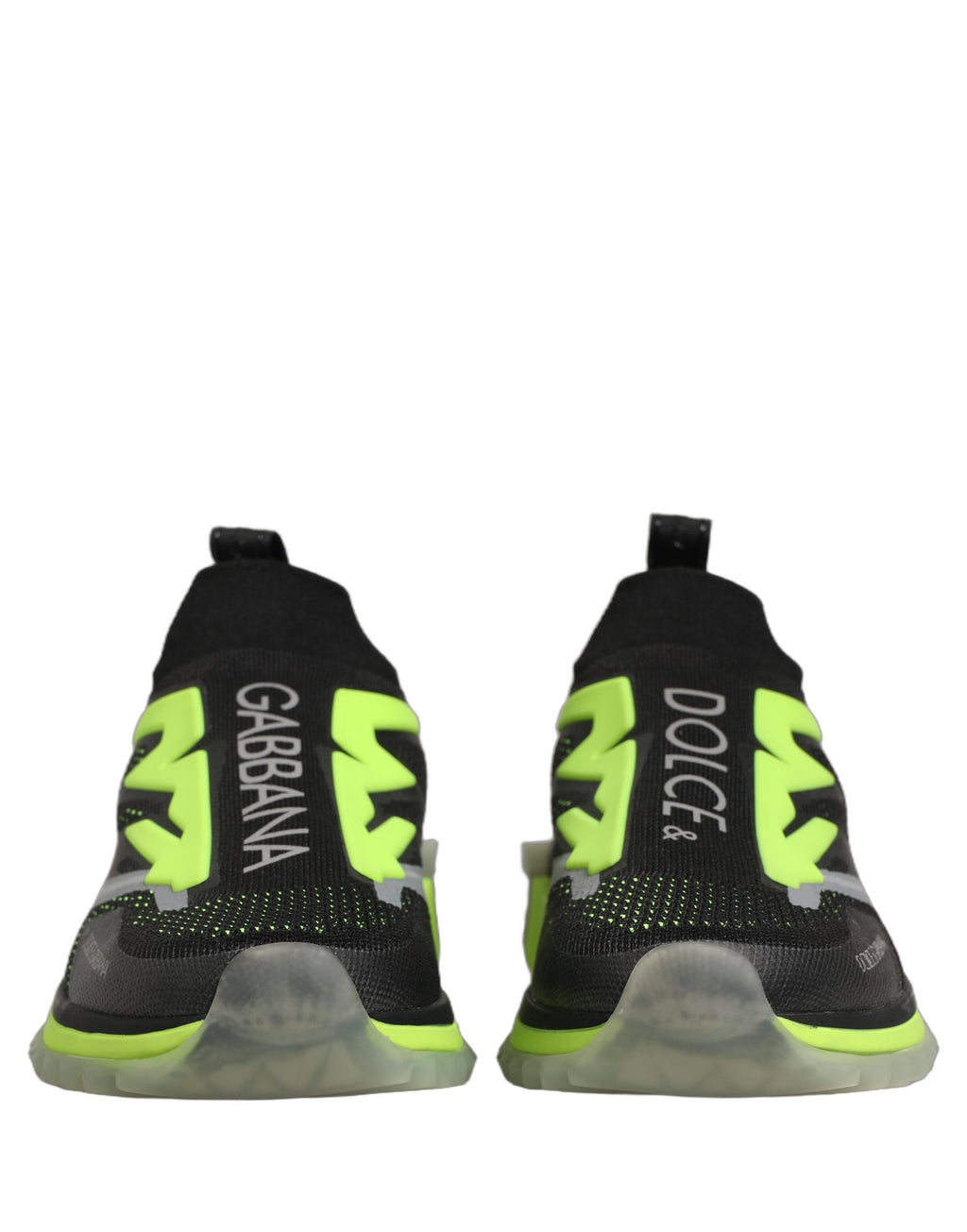 Dolce & Gabbana Black Green Sorrento Low Top Sneakers Shoes Dolce & Gabbana