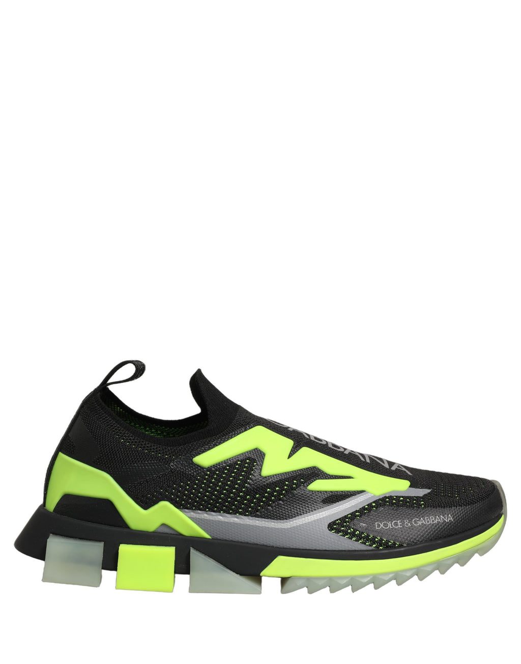 Dolce & Gabbana Black Green Sorrento Low Top Sneakers Shoes Dolce & Gabbana