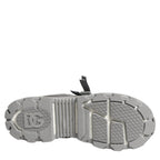 Dolce & Gabbana Gray Airmaster Panelled Low Top Men Sneakers Shoes Dolce & Gabbana