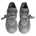 Dolce & Gabbana Gray Airmaster Panelled Low Top Men Sneakers Shoes Dolce & Gabbana