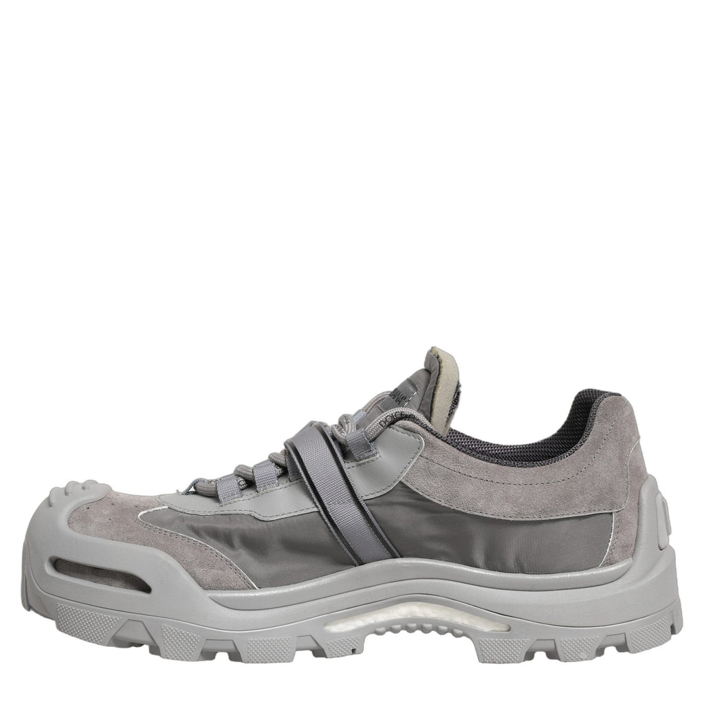 Dolce & Gabbana Gray Airmaster Panelled Low Top Men Sneakers Shoes Dolce & Gabbana