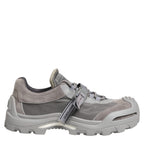 Dolce & Gabbana Gray Airmaster Panelled Low Top Men Sneakers Shoes Dolce & Gabbana