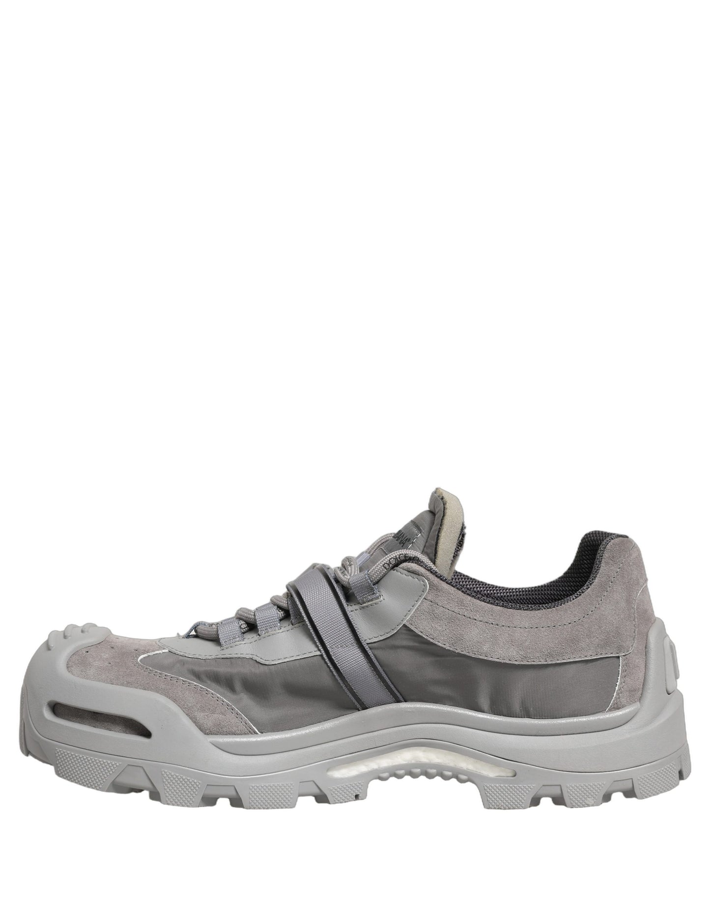 Dolce & Gabbana Gray Airmaster Panelled Low Top Men Sneakers Shoes Dolce & Gabbana