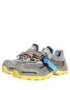 Dolce & Gabbana Gray Airmaster Panelled Low Top Men Sneakers Shoes Dolce & Gabbana
